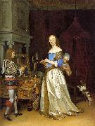 TERBORCH, Gerard Lady at her Toilette atf oil